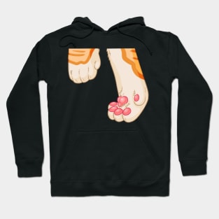 Playful Orange Tabby Kitty Hoodie